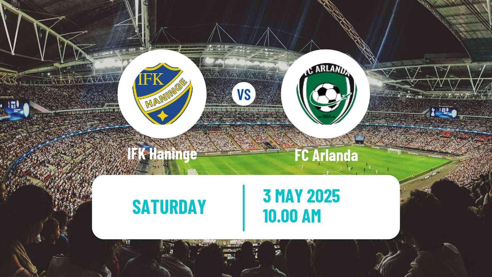Soccer Swedish Division 1 Norra Haninge - Arlanda