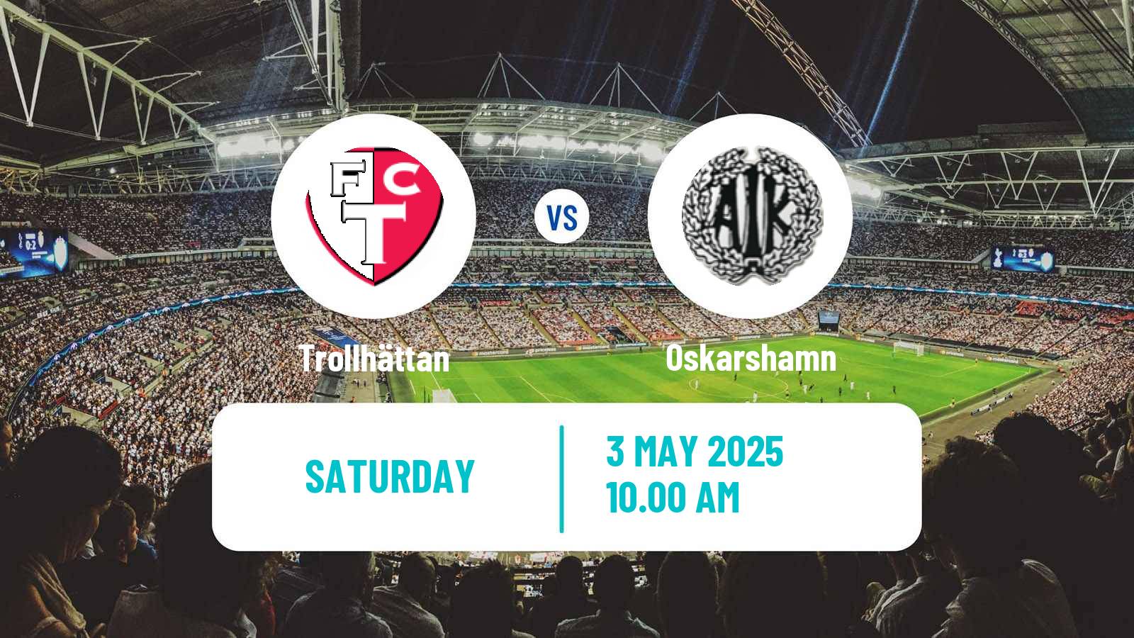 Soccer Swedish Division 1 Södra Trollhättan - Oskarshamn