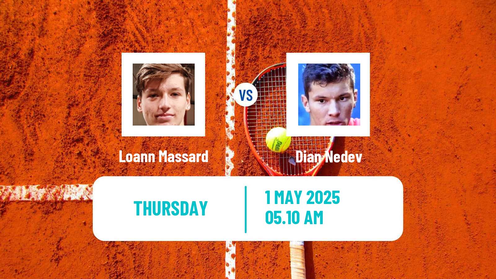 Tennis ITF M15 Kursumlijska Banja 2 Men Loann Massard - Dian Nedev