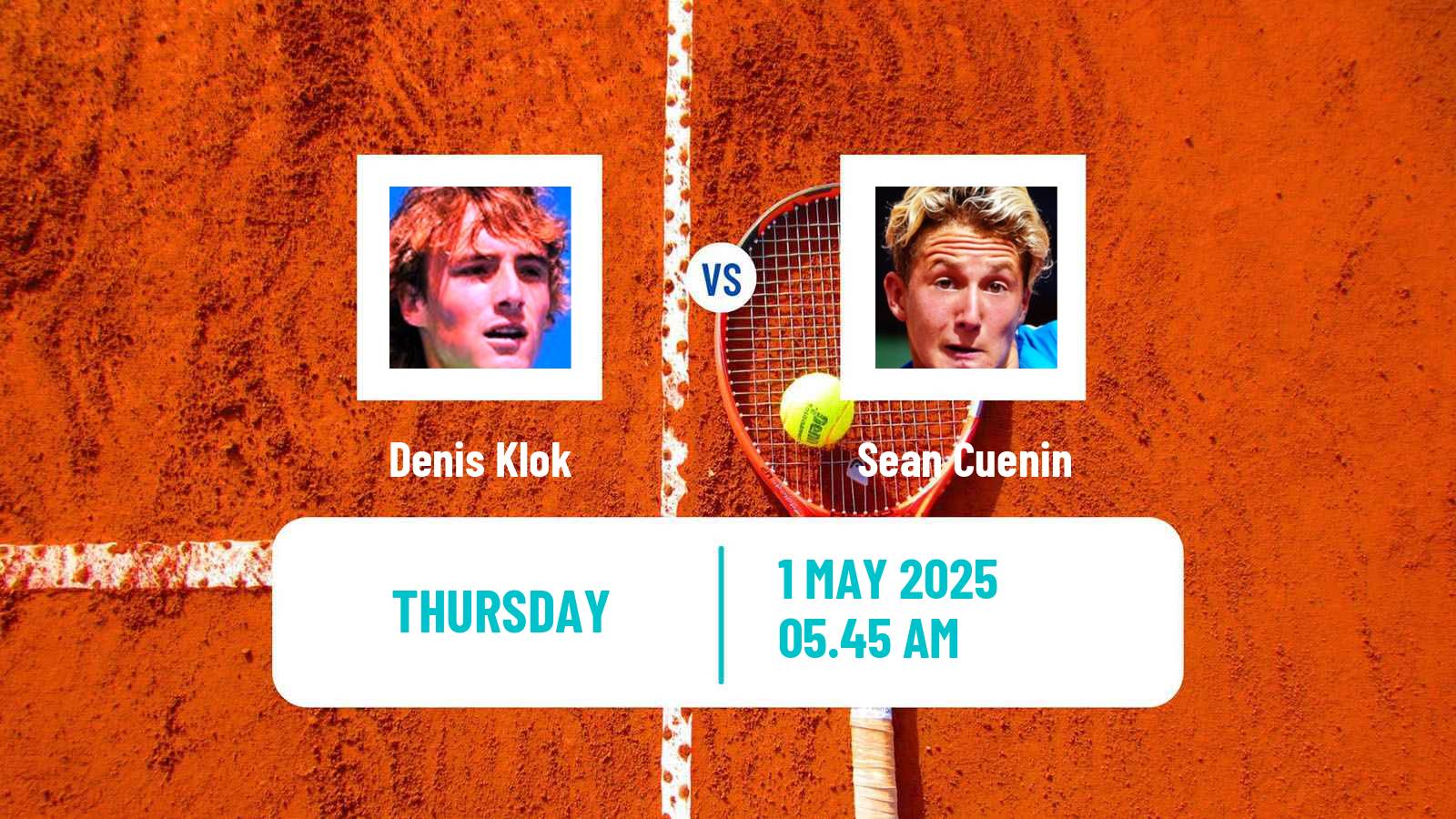 Tennis ITF M15 Shymkent 2 Men Denis Klok - Sean Cuenin