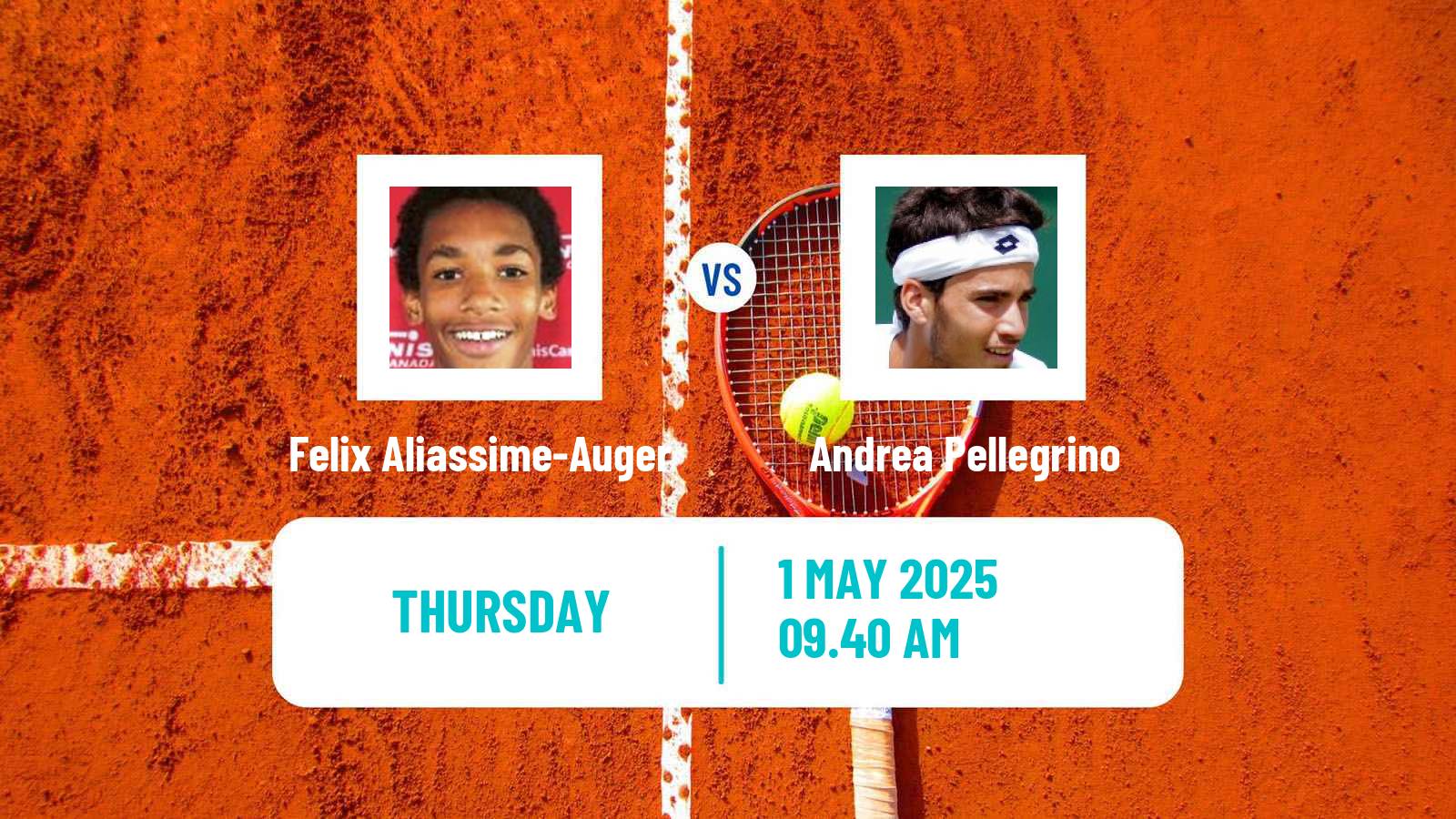 Tennis Estoril Challenger Men Felix Aliassime-Auger - Andrea Pellegrino