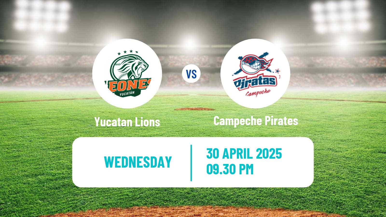 Baseball LMB Yucatan Lions - Campeche Pirates