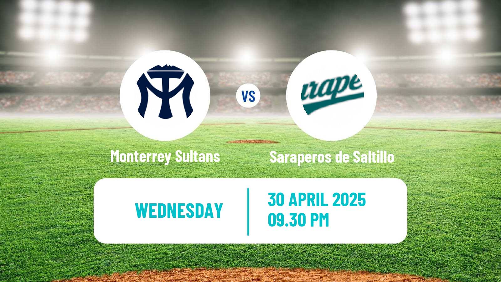 Baseball LMB Monterrey Sultans - Saraperos de Saltillo