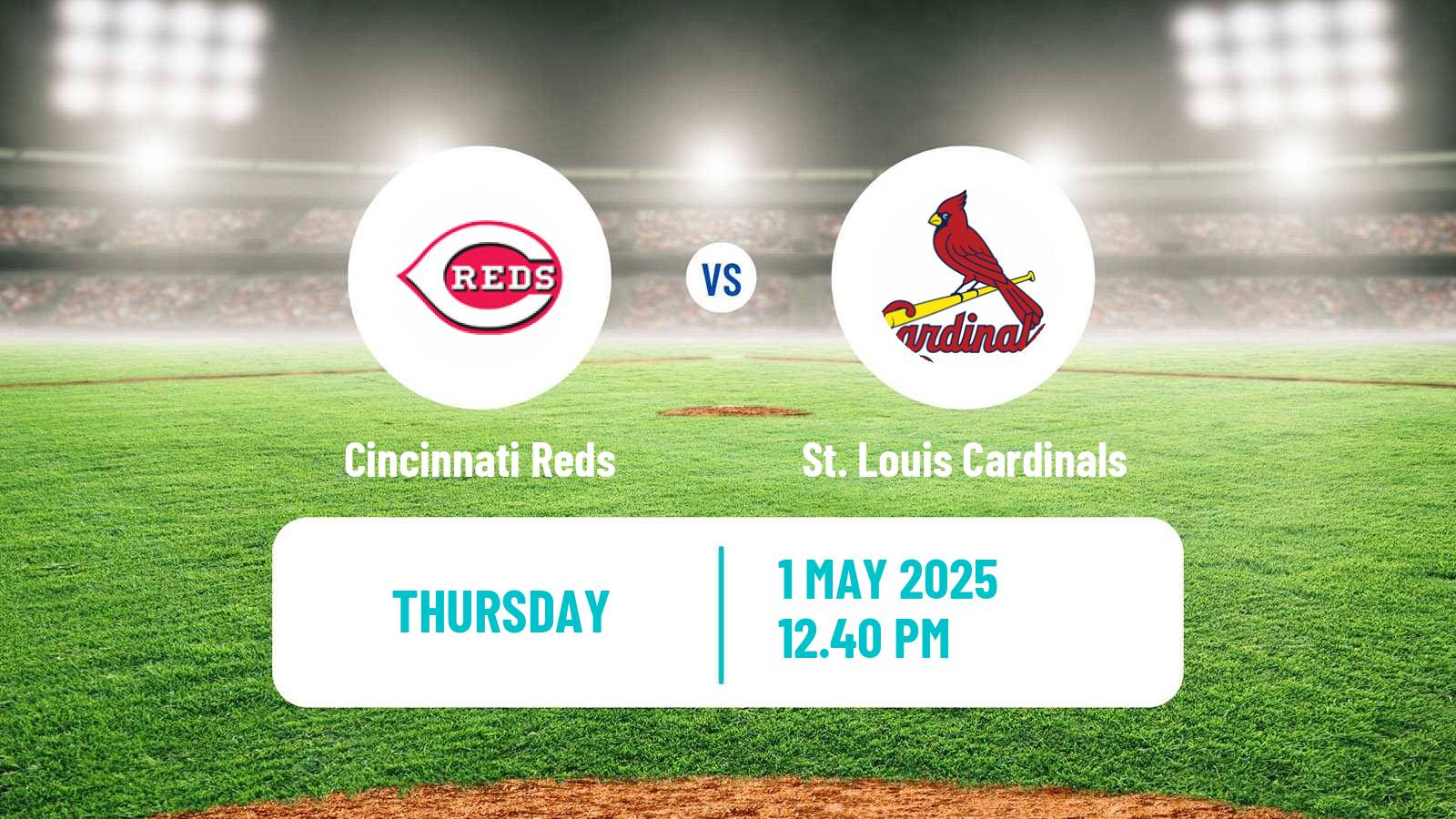 Baseball MLB Cincinnati Reds - St. Louis Cardinals