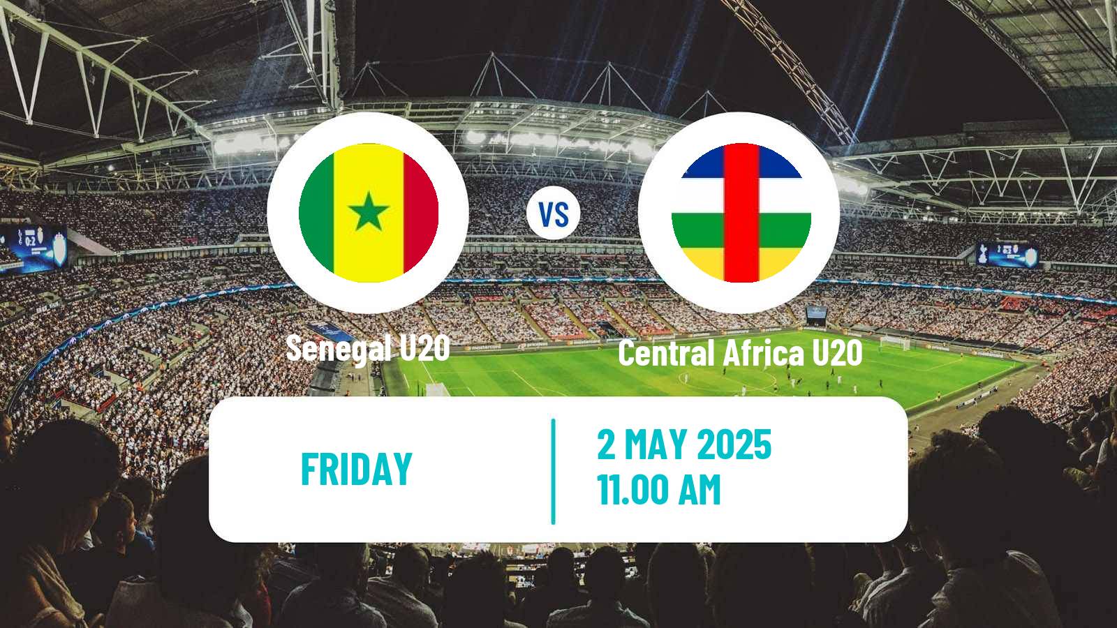 Soccer Africa Cup of Nations U20 Senegal U20 - Central Africa U20