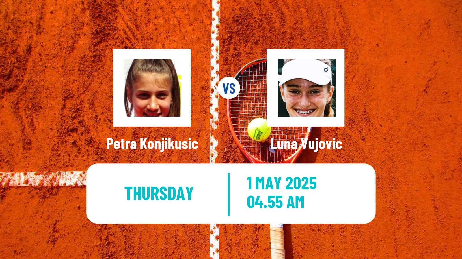 Tennis ITF W15 Kursumlijska Banja 2 Women Petra Konjikusic - Luna Vujovic