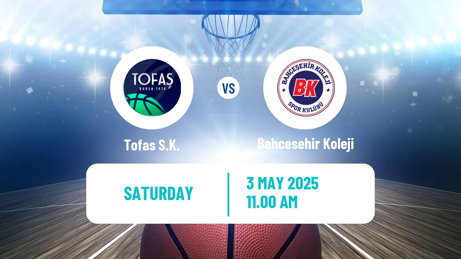 Basketball Turkish Basketball Super Ligi Tofaş - Bahcesehir Koleji
