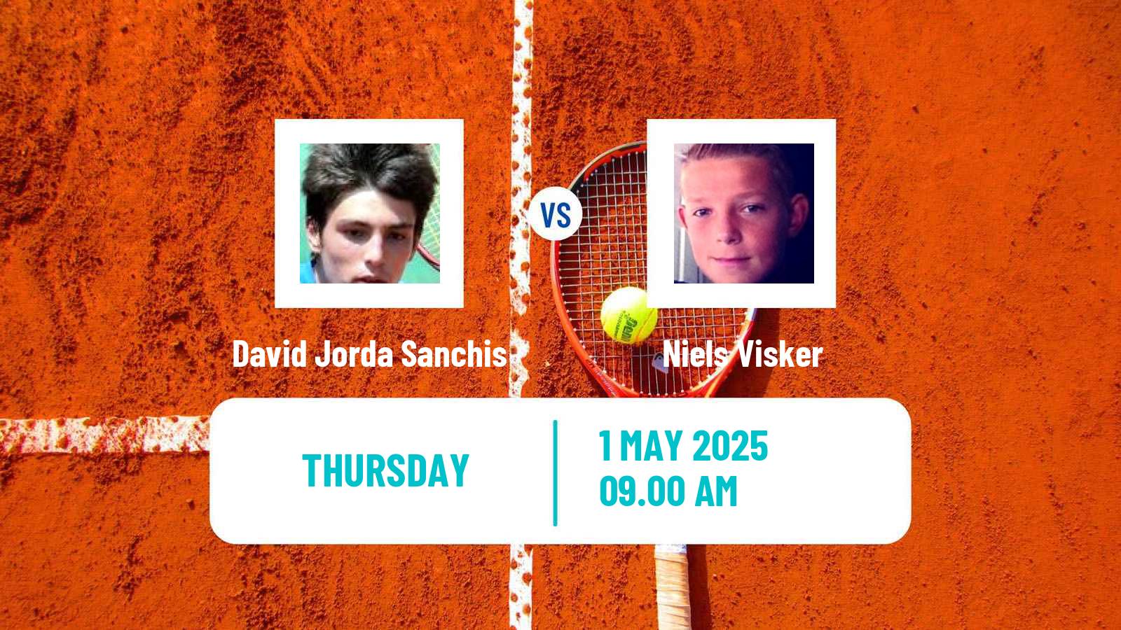 Tennis ITF M15 Oegstgeest Men David Jorda Sanchis - Niels Visker