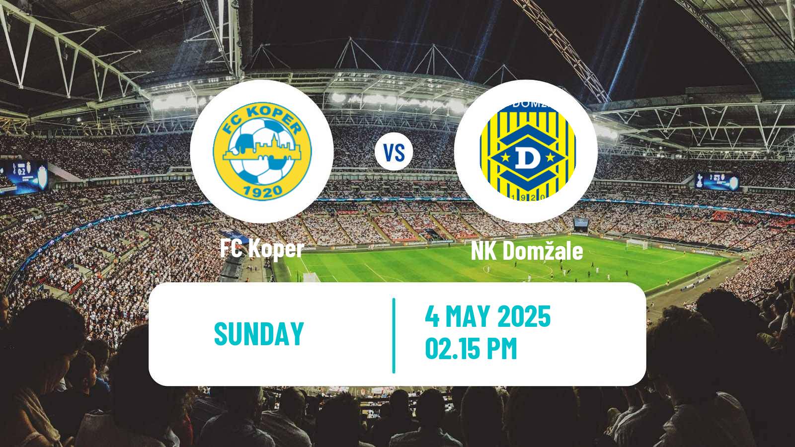 Soccer Slovenian PrvaLiga Koper - Domžale