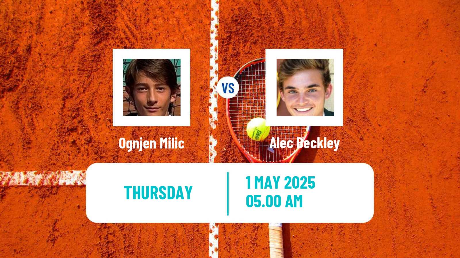 Tennis ITF M15 Kursumlijska Banja 2 Men Ognjen Milic - Alec Beckley