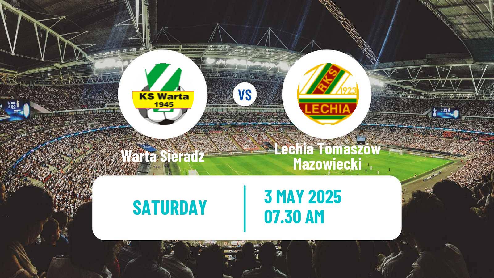 Soccer Polish Division 3 - Group I Warta Sieradz - Lechia Tomaszów Mazowiecki