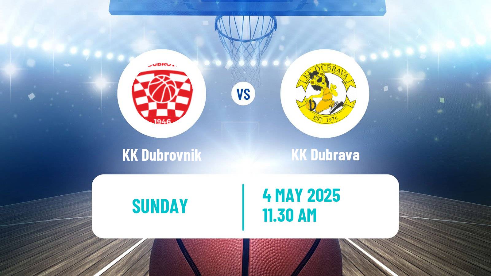 Basketball Croatian Premijer Liga Basketball Dubrovnik - Dubrava