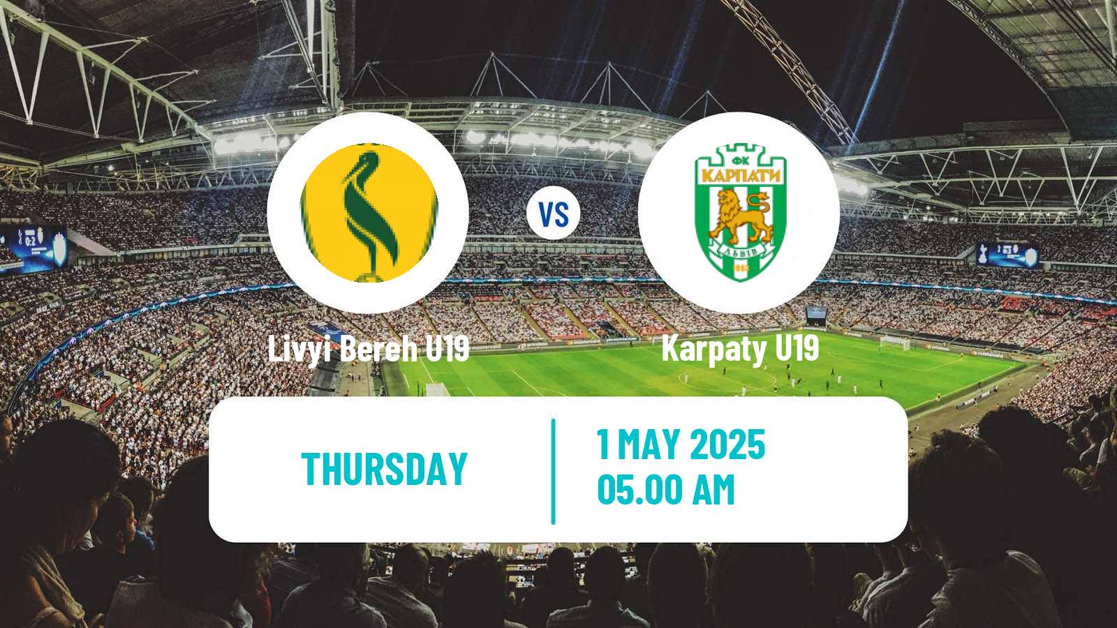 Soccer Ukrainian U19 League Livyi Bereh U19 - Karpaty U19
