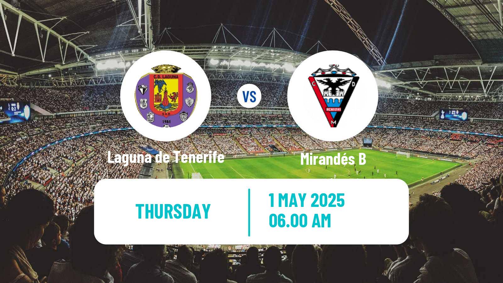 Soccer Spanish Tercera RFEF - Group 8 Laguna de Tenerife - Mirandés B