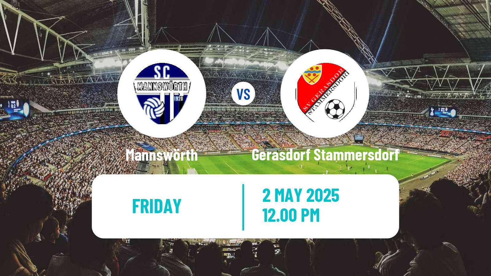 Soccer Austrian Landesliga Wien Mannswörth - Gerasdorf Stammersdorf