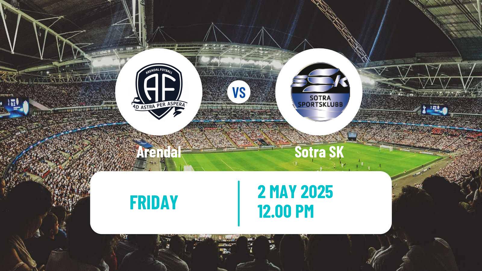 Soccer Norwegian Division 2 - Group 1 Arendal - Sotra