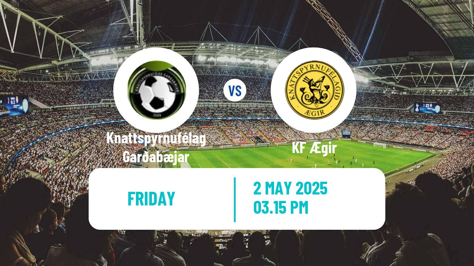 Soccer Icelandic Division 2 Knattspyrnufélag Garðabæjar - Ægir