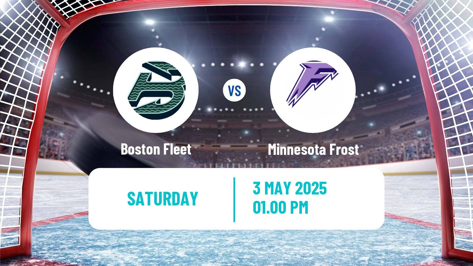 Hockey PWHL Women Boston Fleet - Minnesota Frost