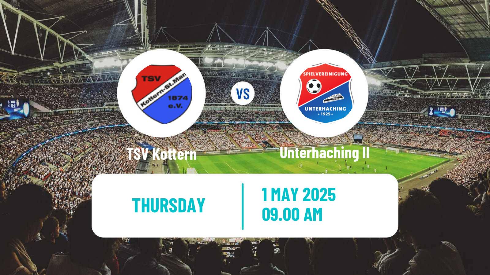 Soccer German Oberliga Bayern Süd TSV Kottern - Unterhaching II