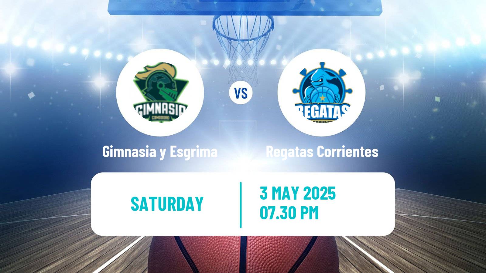 Basketball Argentinian LNB Gimnasia y Esgrima - Regatas Corrientes