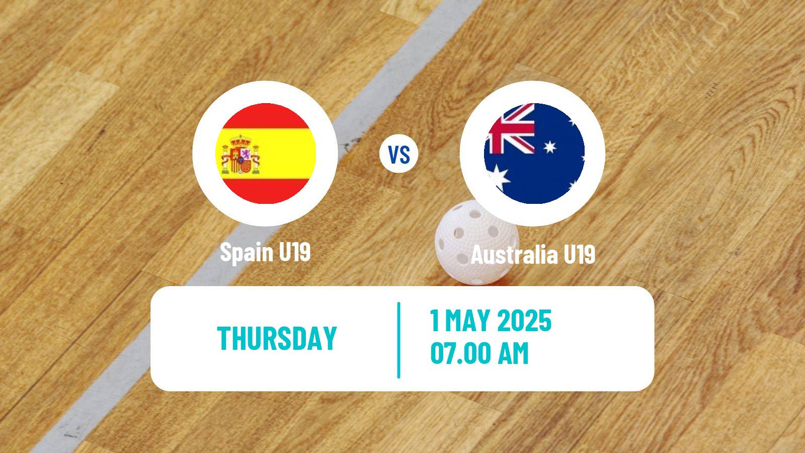 Floorball World Championship Floorball U19 Spain U19 - Australia U19
