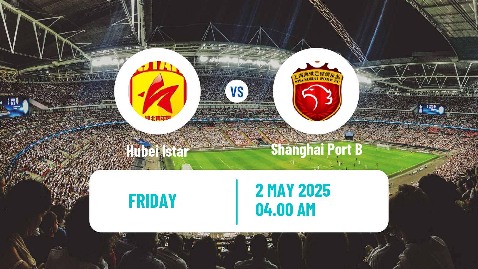 Soccer Chinese Yi League Hubei Istar - Shanghai Port B