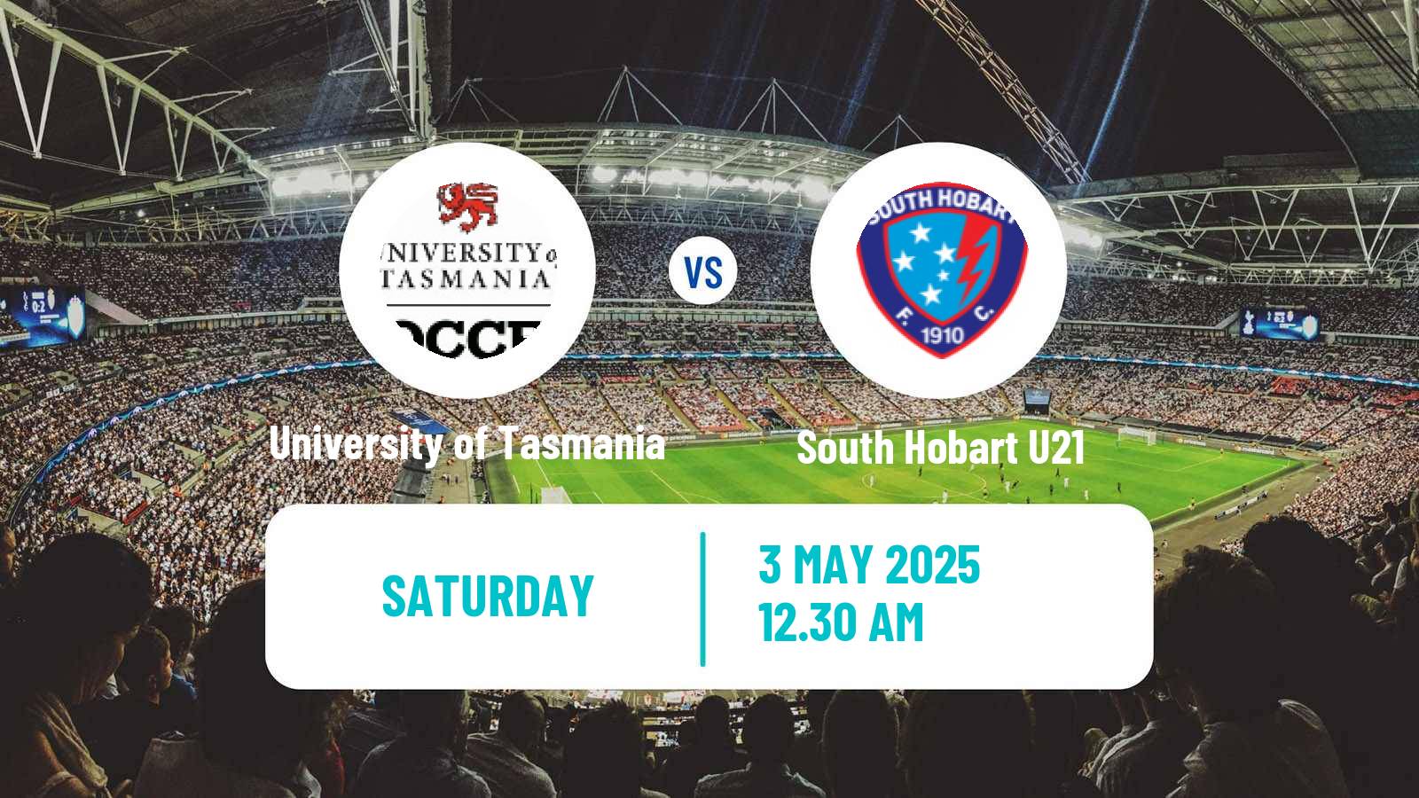 Soccer Australian Tasmania Southern Championship University of Tasmania - South Hobart U21