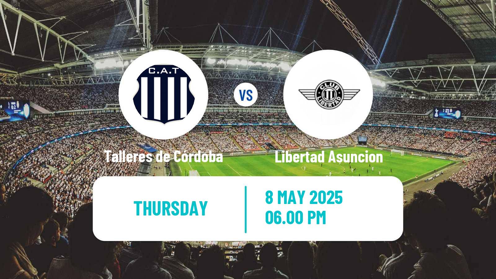 Soccer Copa Libertadores Talleres de Córdoba - Libertad Asuncion
