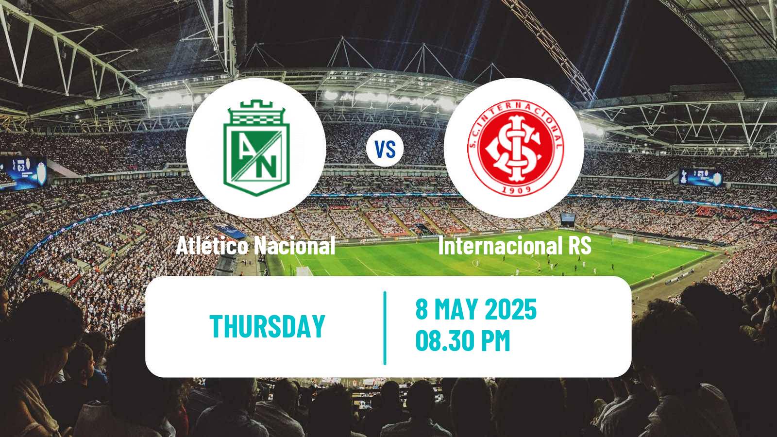 Soccer Copa Libertadores Atlético Nacional - Internacional RS