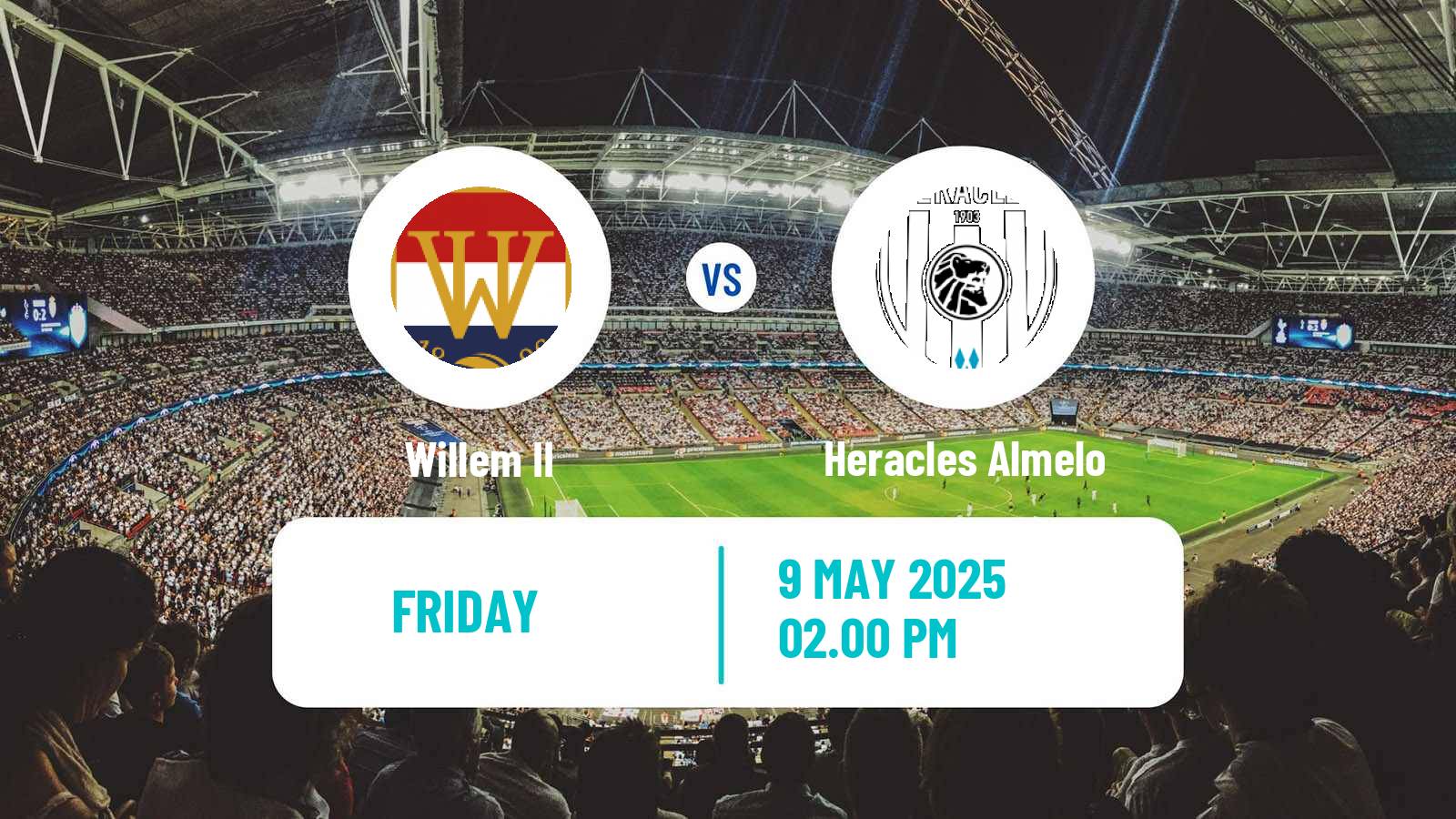 Soccer Dutch Eredivisie Willem II - Heracles Almelo