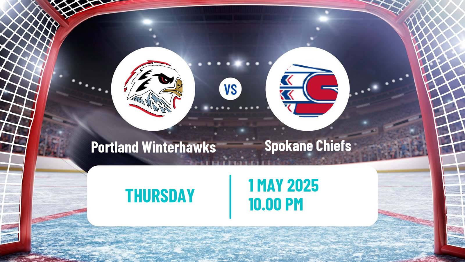 Hockey WHL Portland Winterhawks - Spokane Chiefs