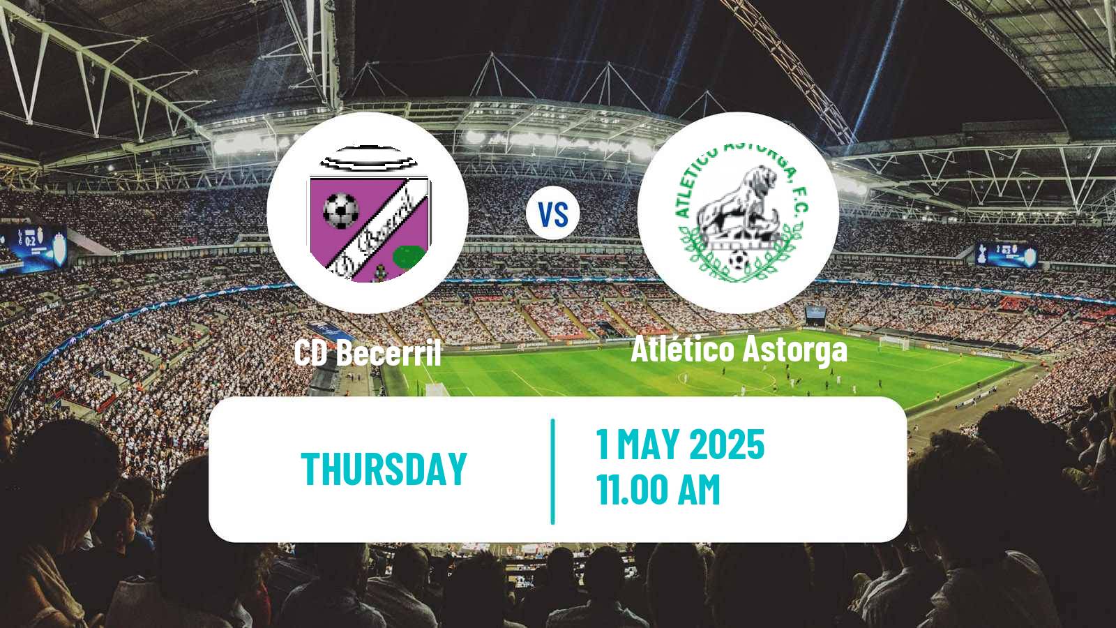 Soccer Spanish Tercera RFEF - Group 8 Becerril - Atlético Astorga
