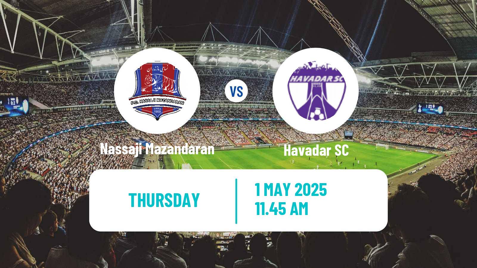 Soccer Iran Pro League Nassaji Mazandaran - Havadar