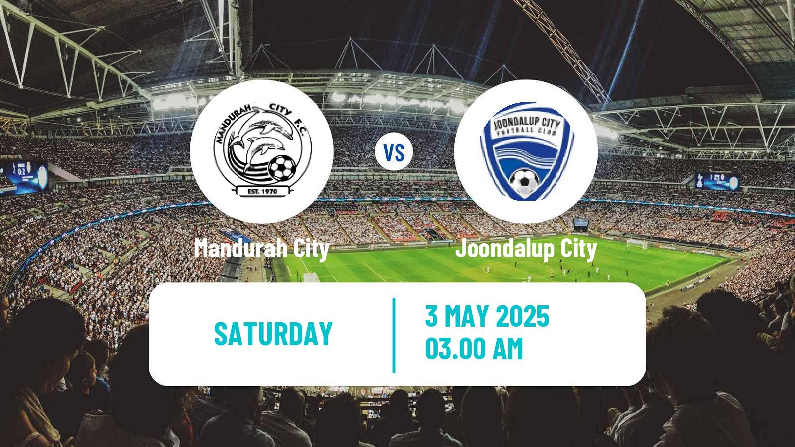 Soccer Australian WA State League Mandurah City - Joondalup City