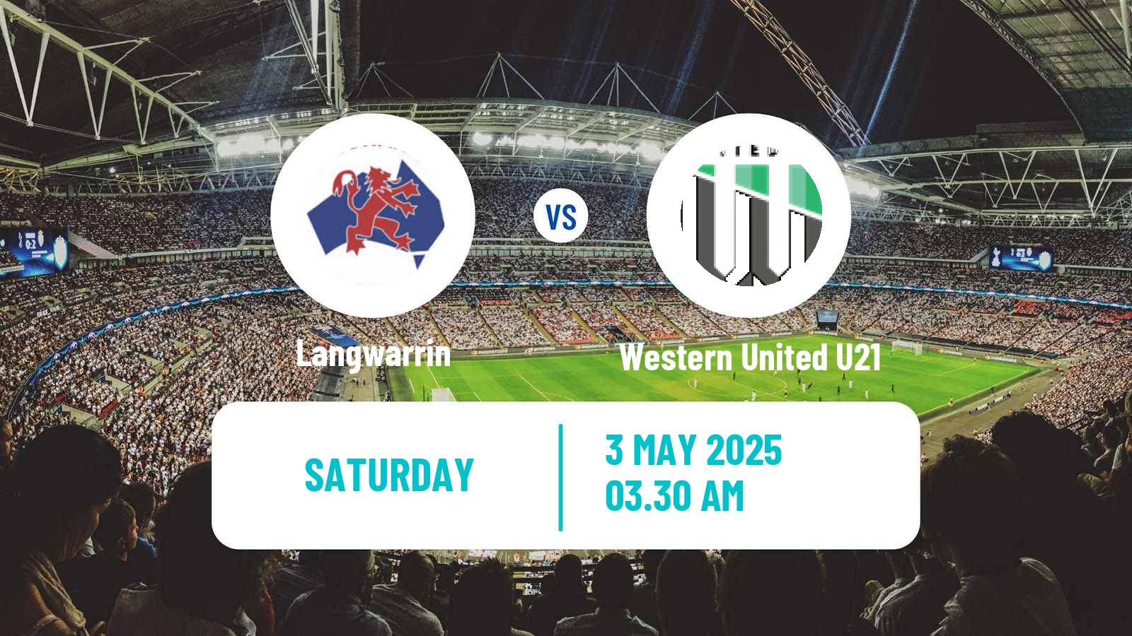 Soccer Australian Victoria Premier League Langwarrin - Western United U21