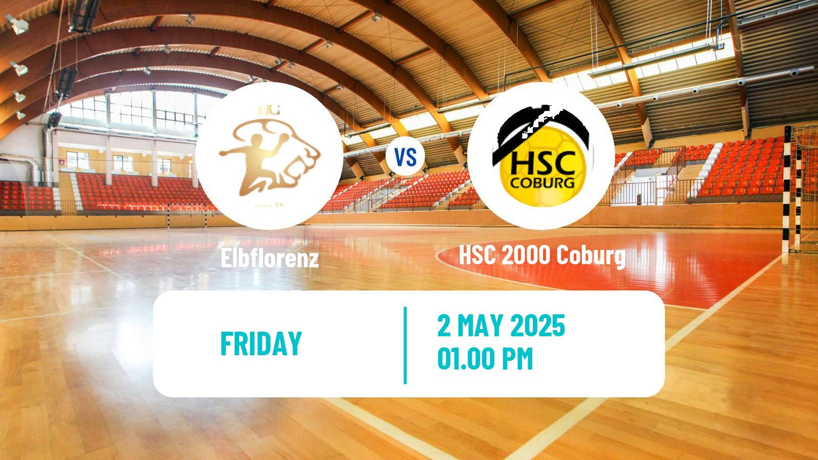 Handball German 2 Bundesliga Handball Elbflorenz - HSC 2000 Coburg