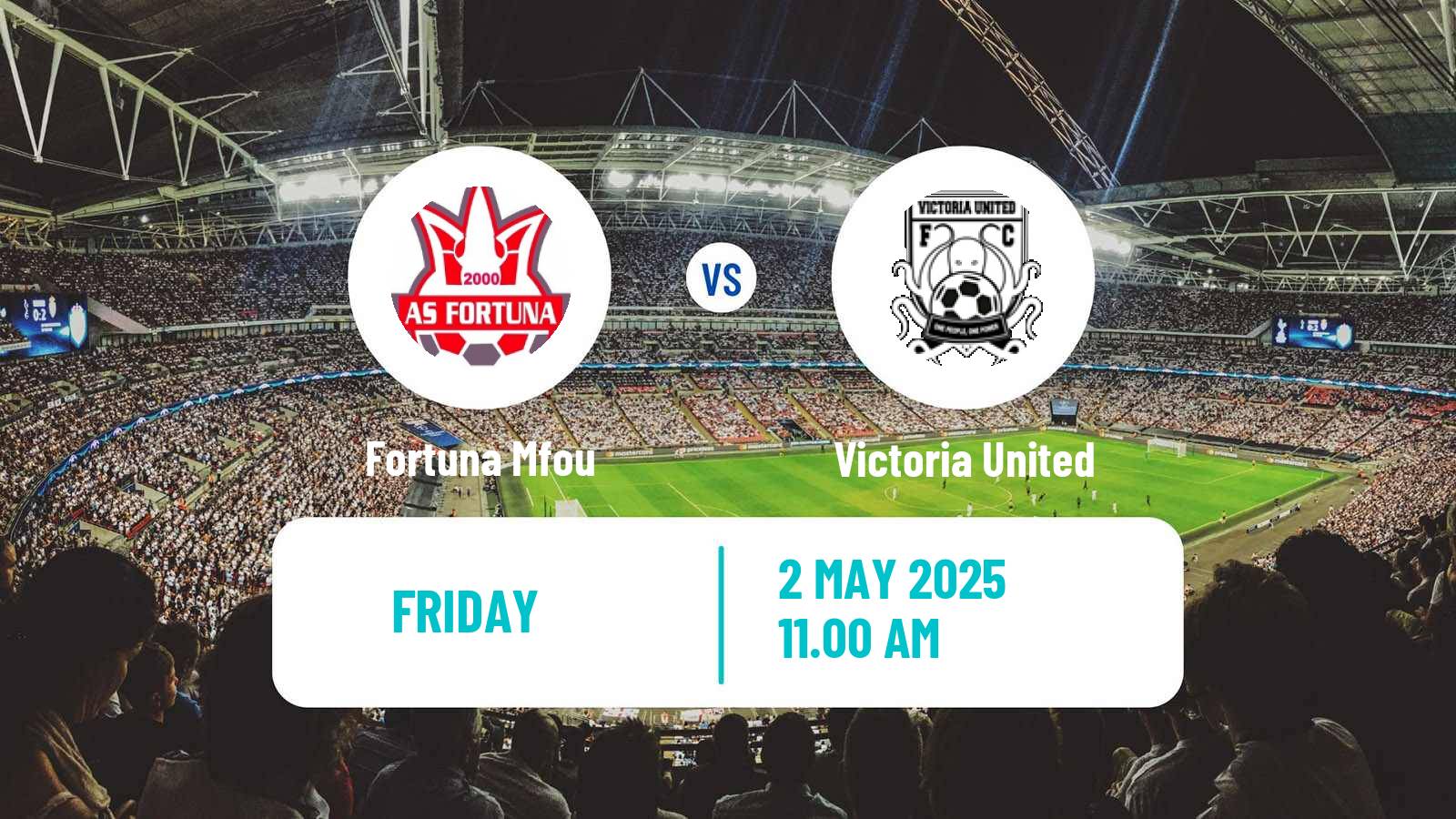 Soccer Cameroon Elite One Fortuna Mfou - Victoria United