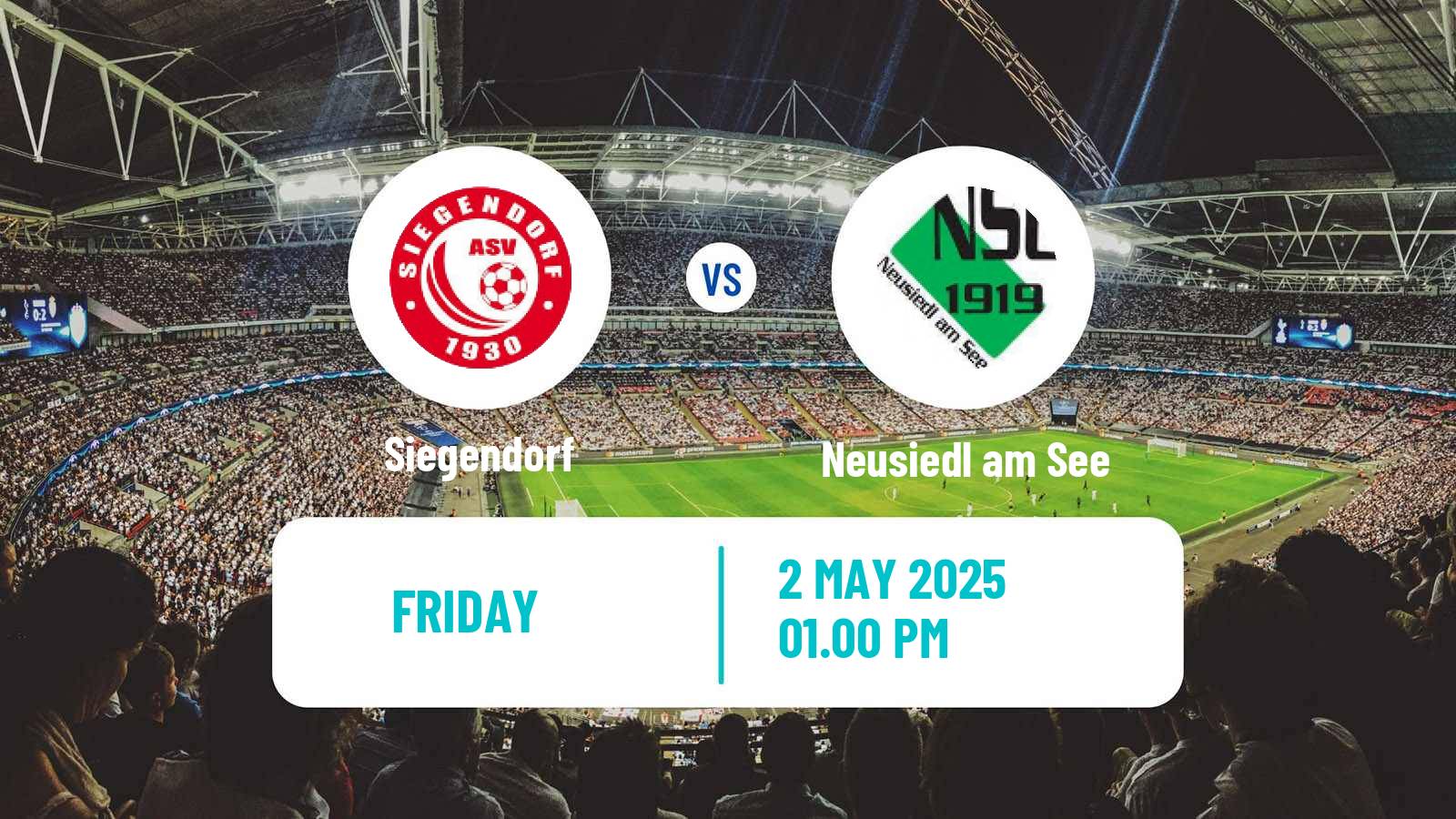 Soccer Austrian Regionalliga East Siegendorf - Neusiedl am See