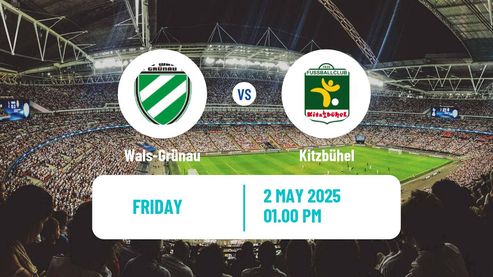 Soccer Austrian Regionalliga West Wals-Grünau - Kitzbühel