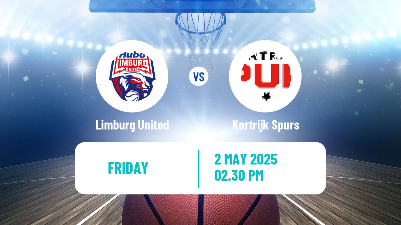 Basketball BNXT League Limburg United - Kortrijk Spurs