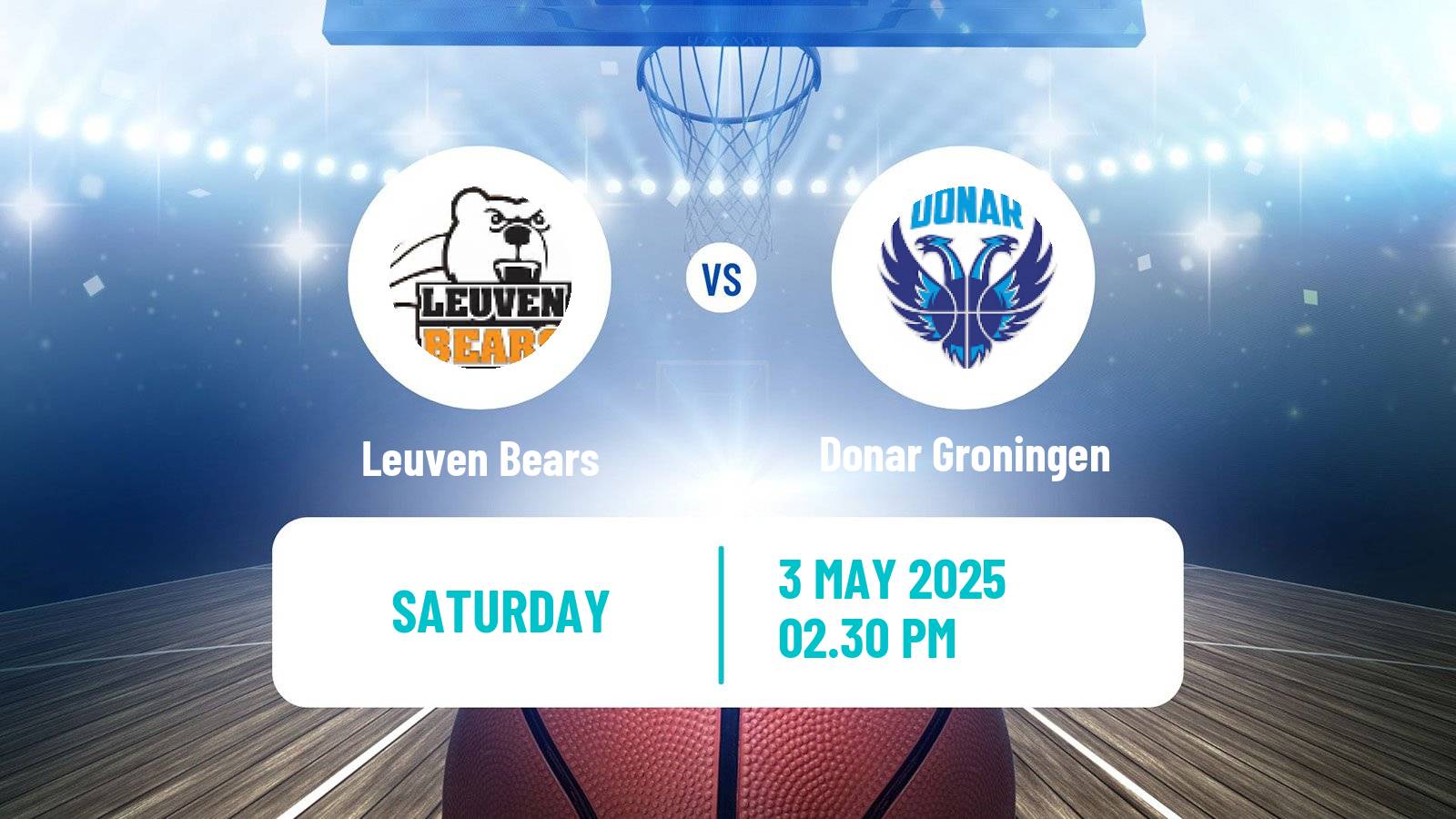 Basketball BNXT League Leuven Bears - Donar Groningen