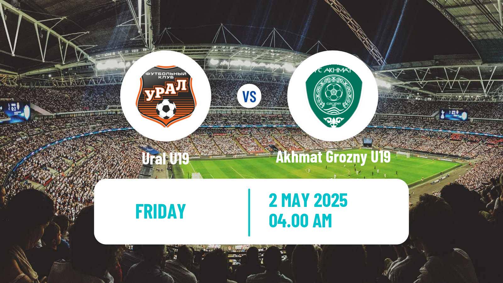 Soccer Russian Youth League Ural U19 - Akhmat Grozny U19