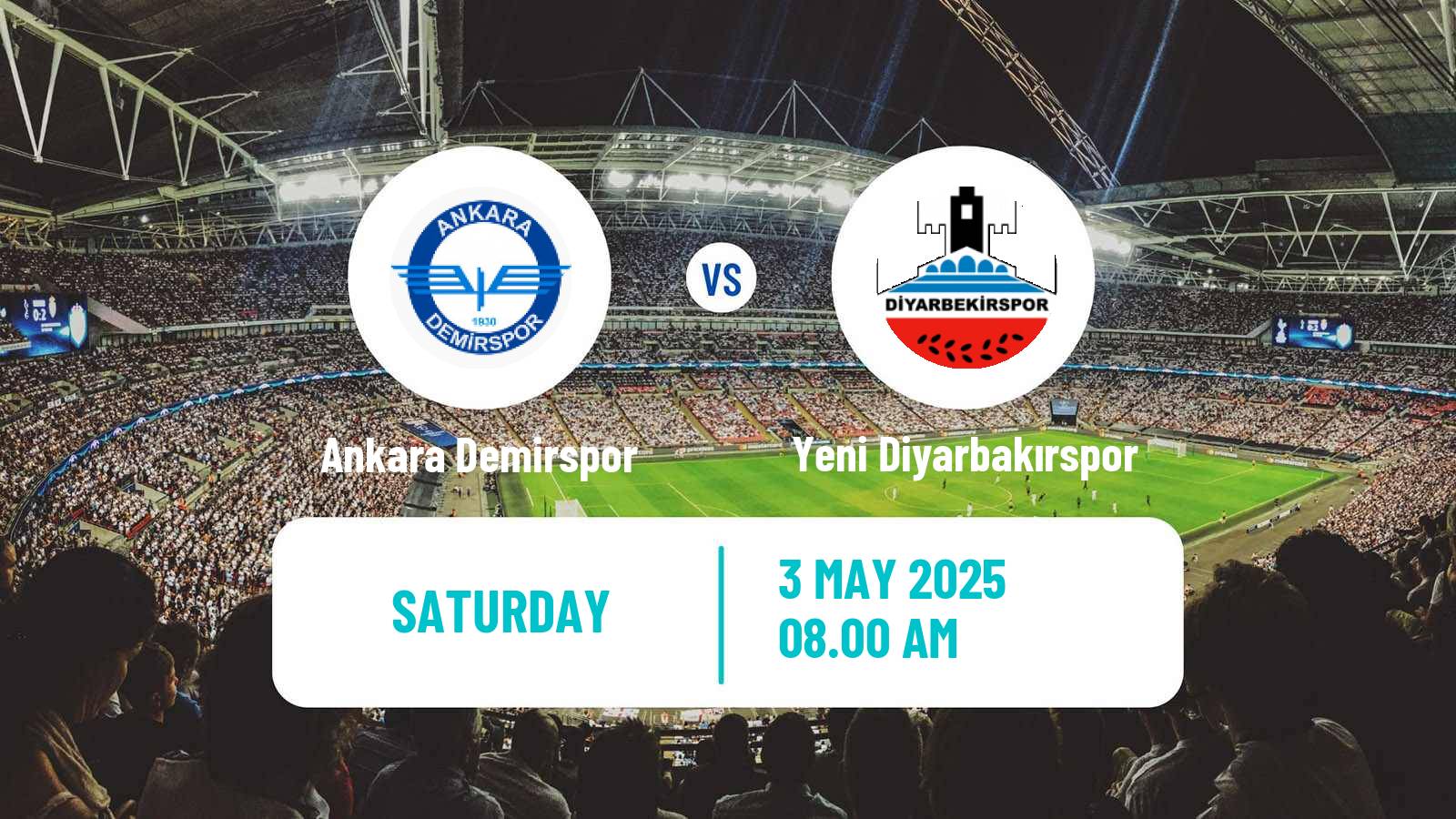 Soccer Turkish Second League Red Group Ankara Demirspor - Yeni Diyarbakırspor