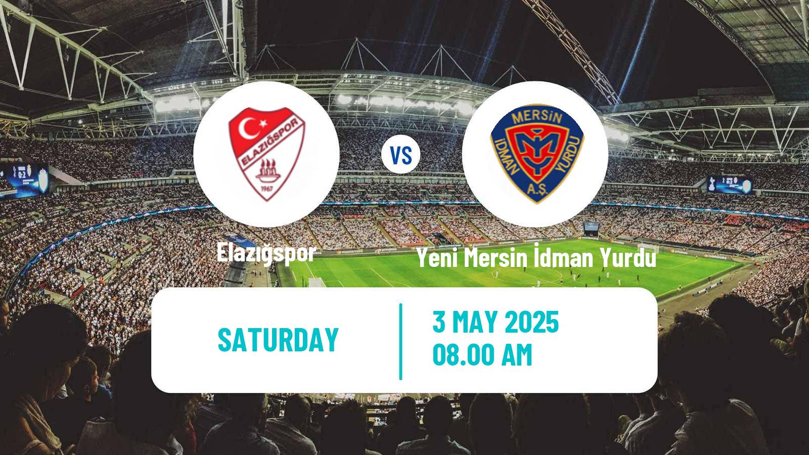 Soccer Turkish Second League Red Group Elazığspor - Yeni Mersin İdman Yurdu
