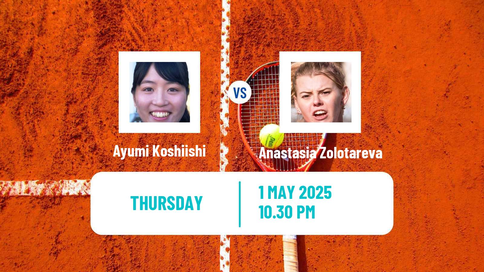 Tennis ITF W35 Goyang Women Ayumi Koshiishi - Anastasia Zolotareva