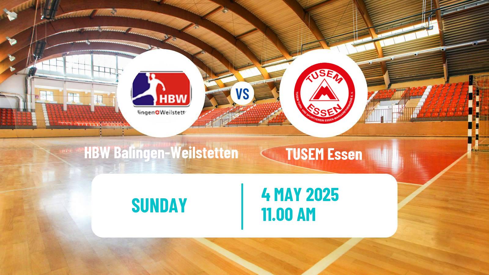 Handball German 2 Bundesliga Handball HBW Balingen-Weilstetten - TUSEM Essen