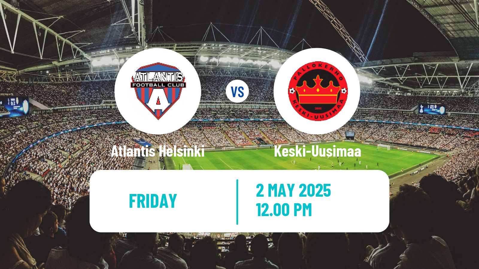 Soccer Finnish Ykkonen Atlantis Helsinki - Keski-Uusimaa