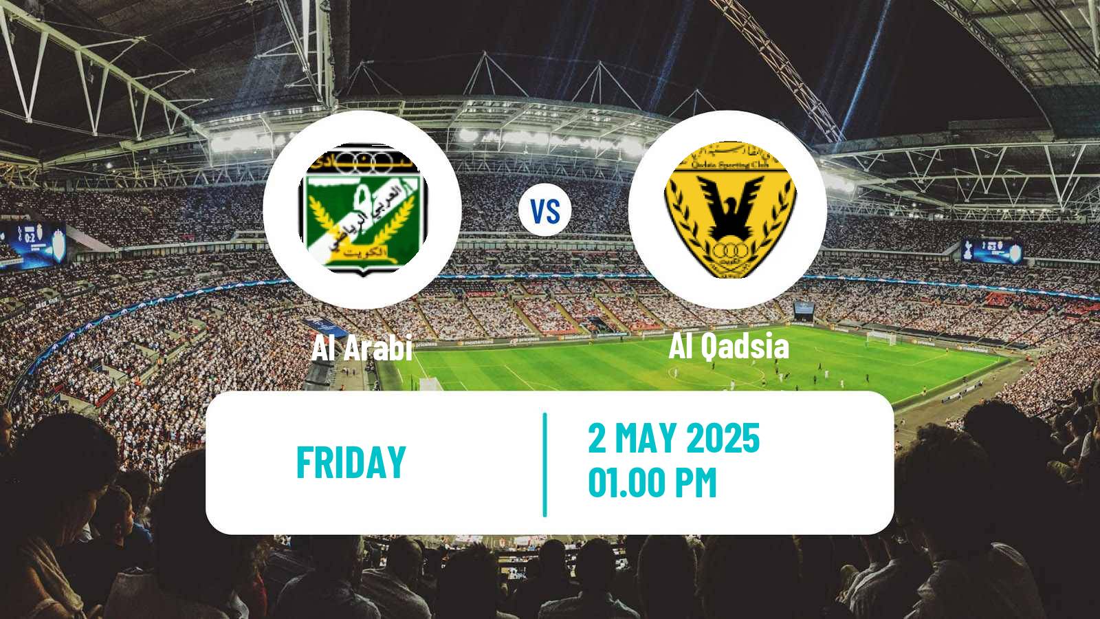 Soccer Kuwaiti Premier League Al Arabi - Al Qadsia