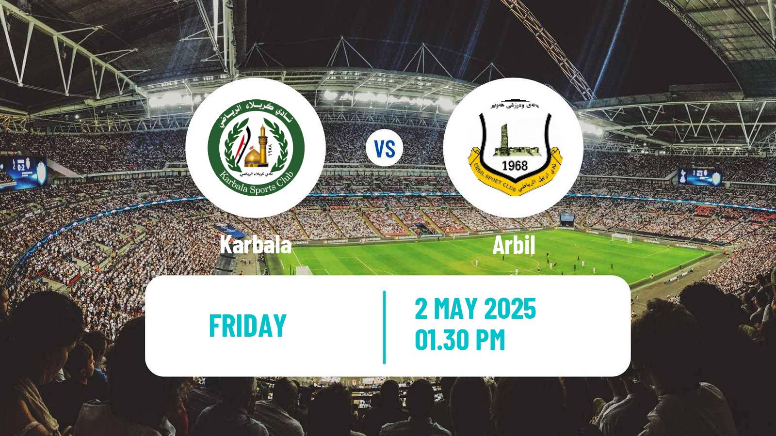 Soccer Iraqi Premier League Karbala - Arbil