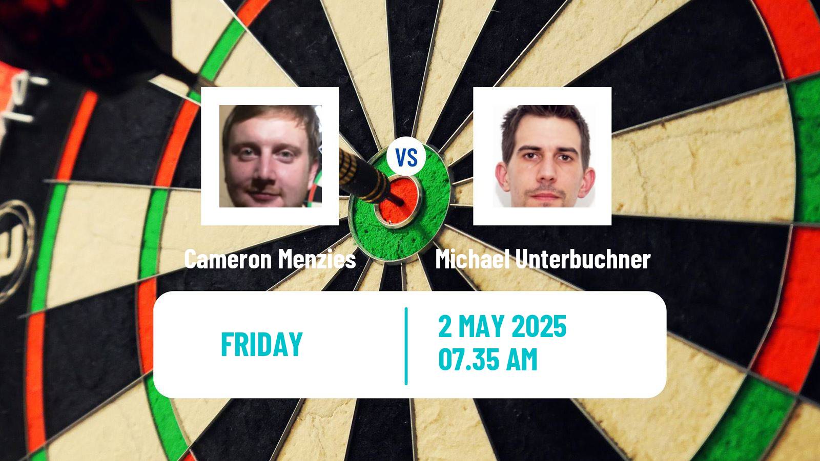 Darts European Tour 6 Cameron Menzies - Michael Unterbuchner